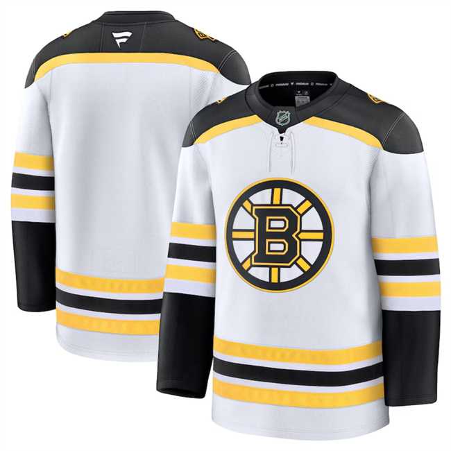 Mens Boston Bruins Blank White 2024-25 Away Stitched Hockey Jersey Dzhi->boston bruins->NHL Jersey